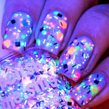 TGIF Blacklight Reflective UV Nail Polish